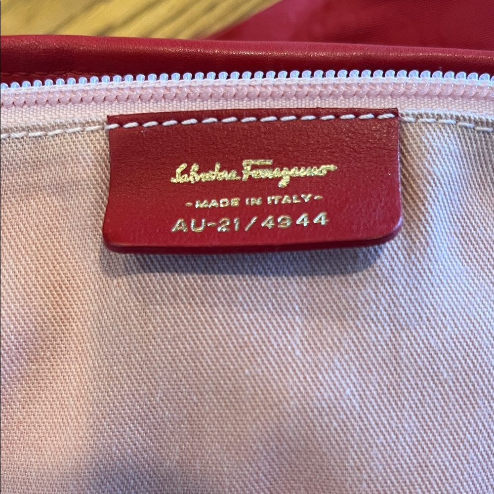 Salvatore Ferragamo Red tote bag